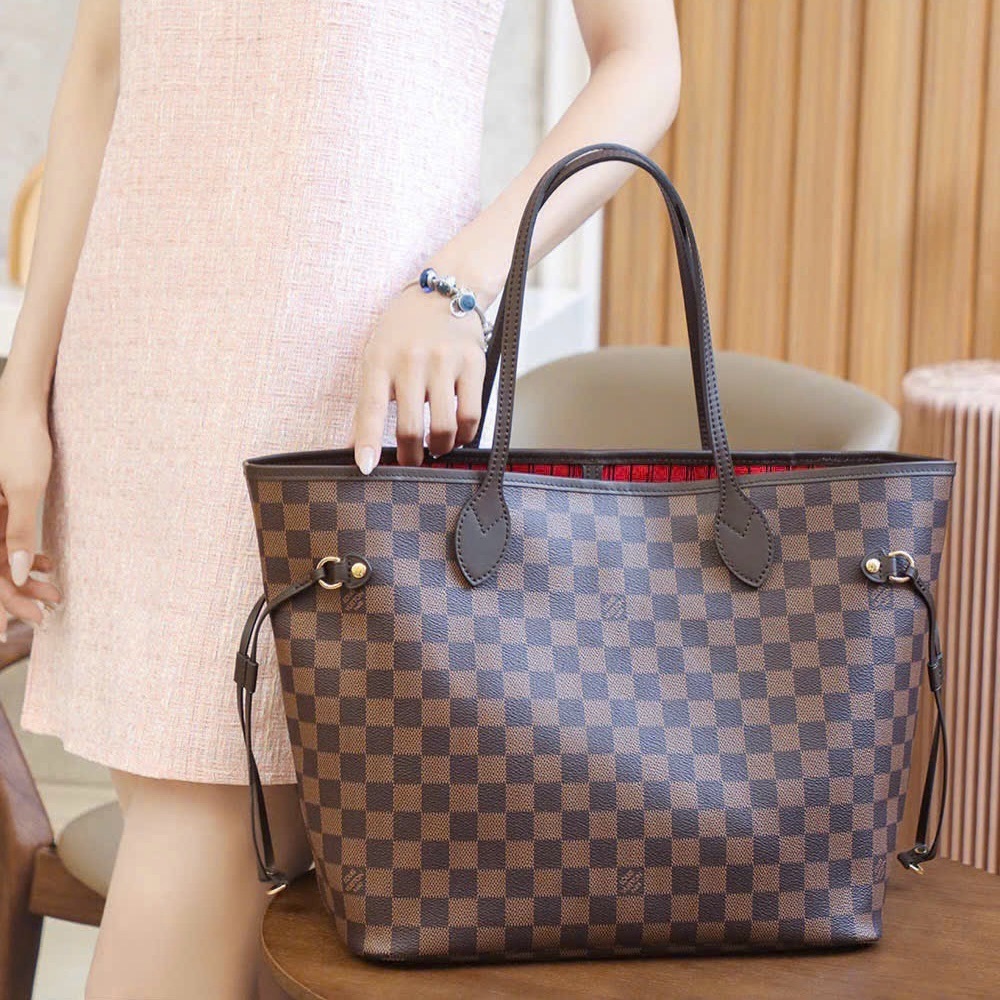 Louis Vuitton Brown Checkered Tote